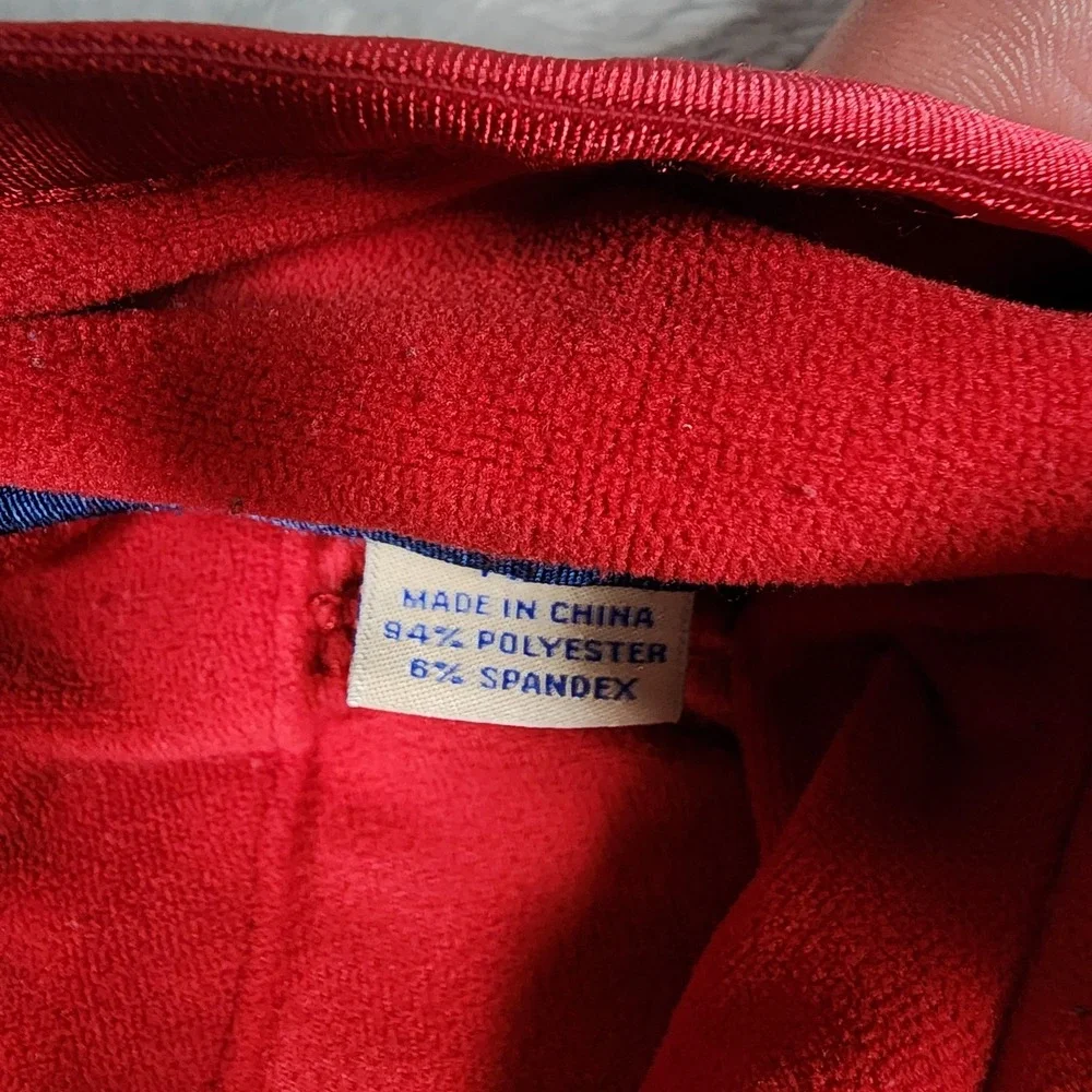 Tommy Bahama Sweater Mens Extra Large Red Paradise Tech Half Zip Stretch Marlin‎